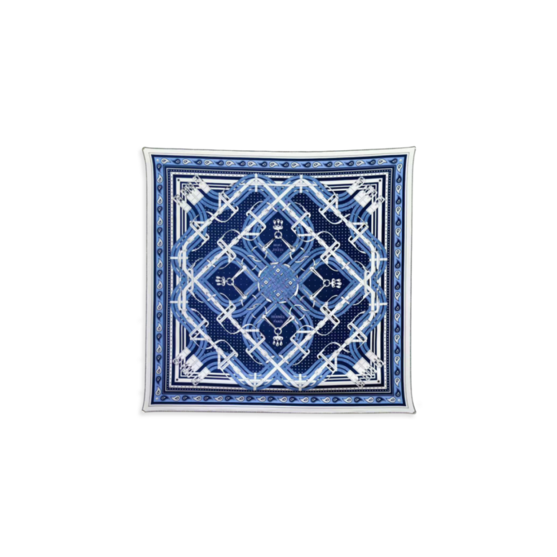 HERMES MORS A JOUETS BANDANA SHAWL 90 H004283S (88.5*88.5cm)